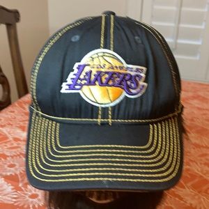 Los Angeles Lakers hats.